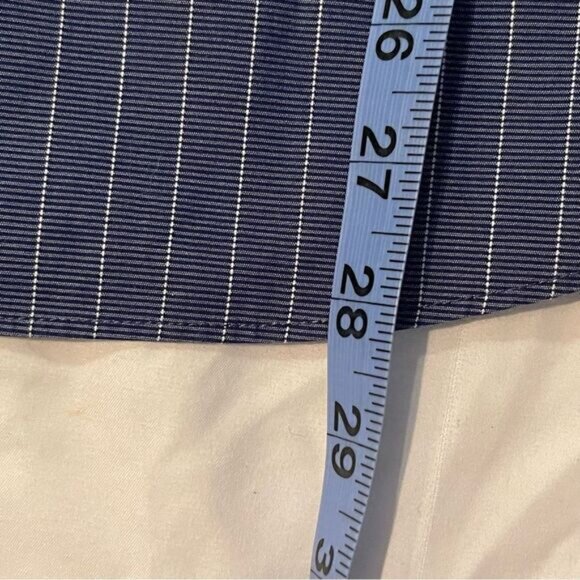 UNTUCKit Gifford Shirt Mens Large Blue Striped Wrinkle Free Collared Button Down - Picture 8 of 8